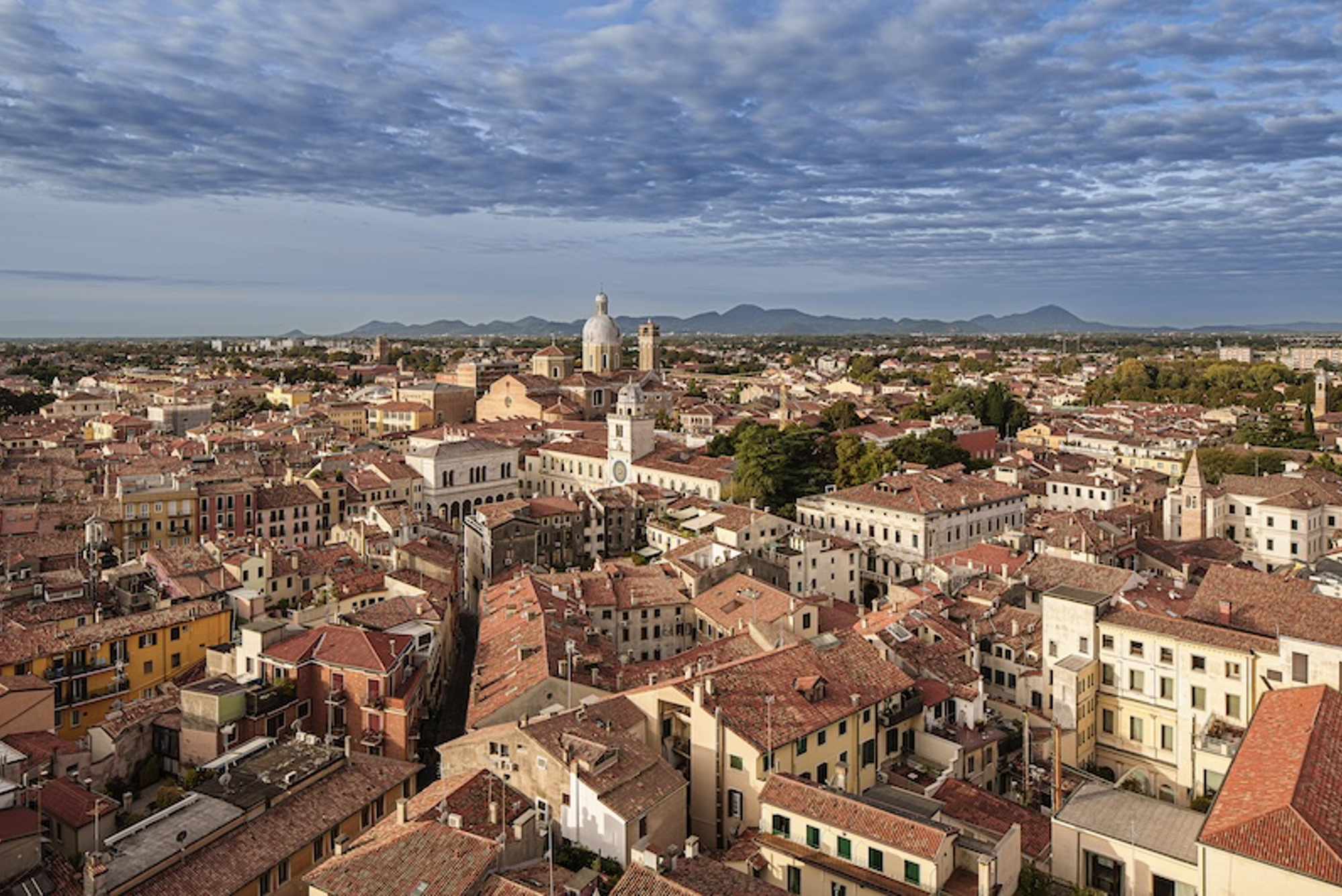 Italy, Veneto, Padova – view over the centre of the city